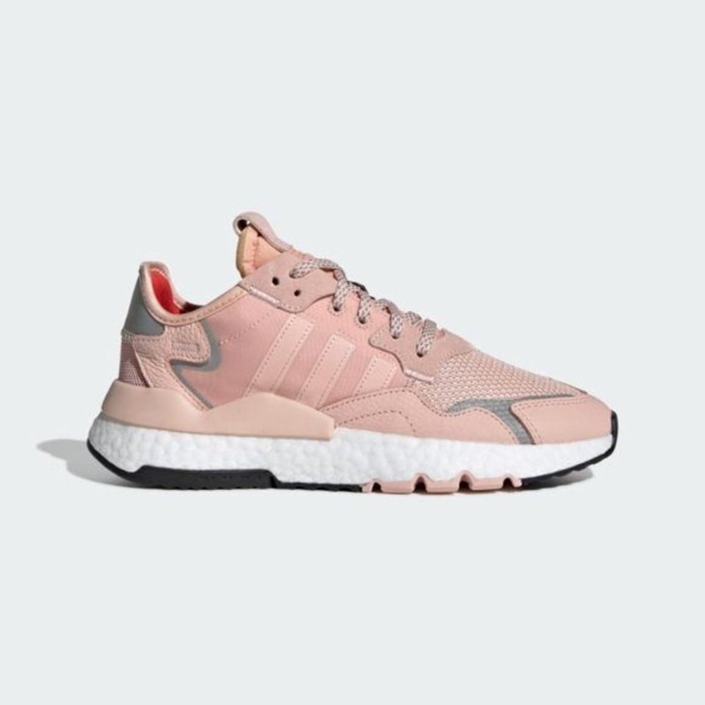 10W - [New] Women's adidas Nite Jogger‎ Shoes Pink EE5915